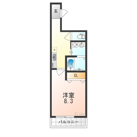 武庫之荘駅 徒歩12分 1階の物件間取画像